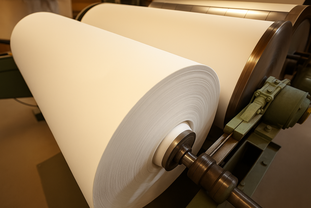 bobina de papel de estraza maquina papel de papelera ferrer